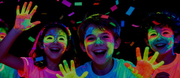 UV Neon Body Paint / Glow Party - hero background